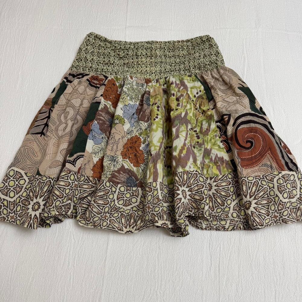 Whimsical Daytrip multicoloured patchwork skirt w… - image 3
